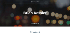 Desktop Screenshot of briankessler.com
